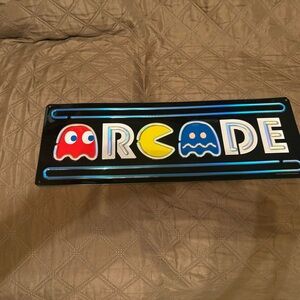 Open Road Brands Arcade Sign - Red, Yellow, Blue